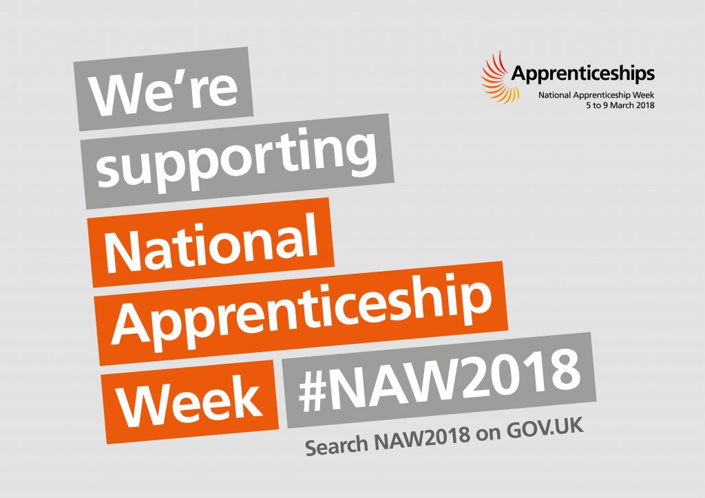 We're supporting National Apprenticeship Week campaign poster